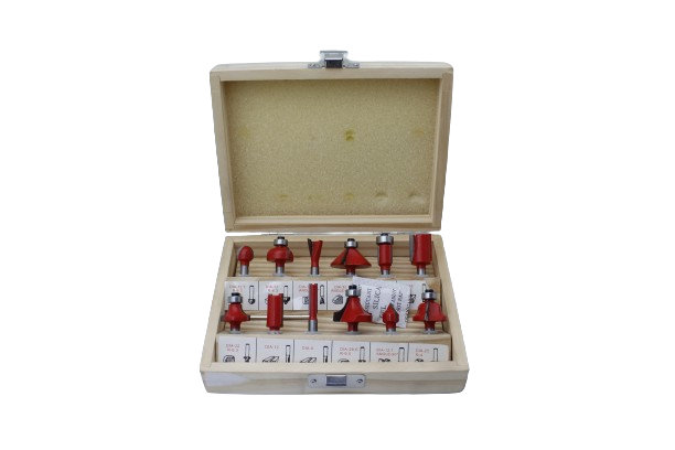 Router Bit Set Woodworking Router Accessory Premium Hardware for Door Cabinet Window Furniture and Interior Use